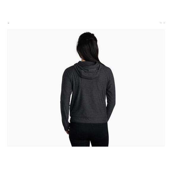 KÜHL Revivr Hoody NWT Womens Size L Raven Full Zip UPF 50+ Performance - Picture 2 of 4